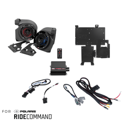 2-SPEAKER AUDIO SYSTEM FOR 2014+ POLARIS RZR VEHICLES W/RIDECOMMAND