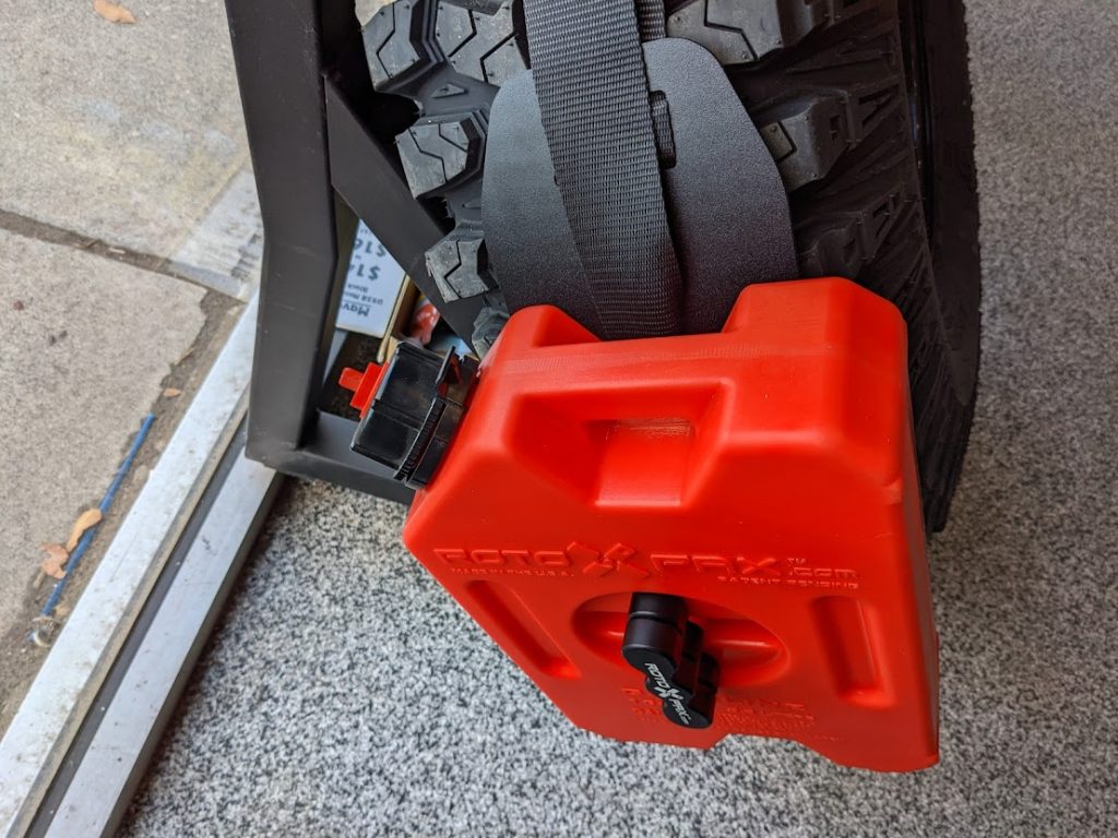 Spare Tire Mount for Rotopax – Side by Side Outlet