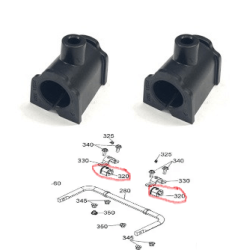 Can Am Sway Bar Bushings - 706204414 / 706203153 (Pair)