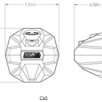 2021-2023 Polaris RZR Pro 6.5in Cage-Mount Plug-&-Play Speaker-Pods for Ride Command