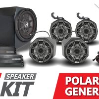 2016-2020 Polaris General Kicker 5-Speaker Plug-&-Play System for Ride Command