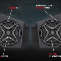 2020-2023 Kawasaki KRX1000 2-Seater Phase X 5-Speaker SSV Works Audio-Kit