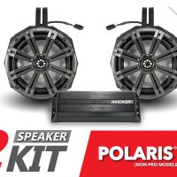 2019-2023 Polaris RZR Kicker 2-Speaker Cage-Mounted Plug-&-Play System for Ride Command