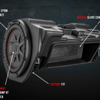 2014-2018 Polaris RZR Kicker 10in Subwoofer Plug-&-Play Kit for Ride Command
