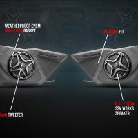 2020-2023 Polaris RZR Pro SSV 3-Speaker Plug-&-Play System for Ride Command