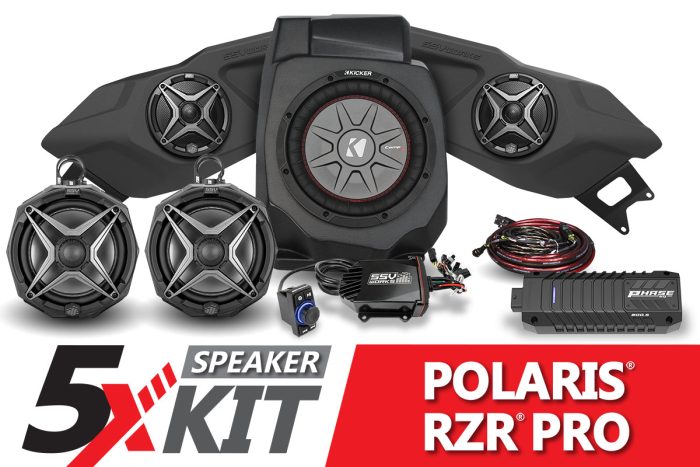 2020-2023 Polaris RZR Pro Phase X SSV 5-Speaker Plug-&-Play System