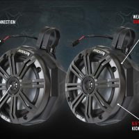 2019-2023 Polaris RZR Kicker 2-Speaker Cage-Mounted Plug-&-Play System for Ride Command