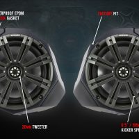 2017-2023 CanAm X3 Phase X Kicker 8-Speaker Plug-and-Play System