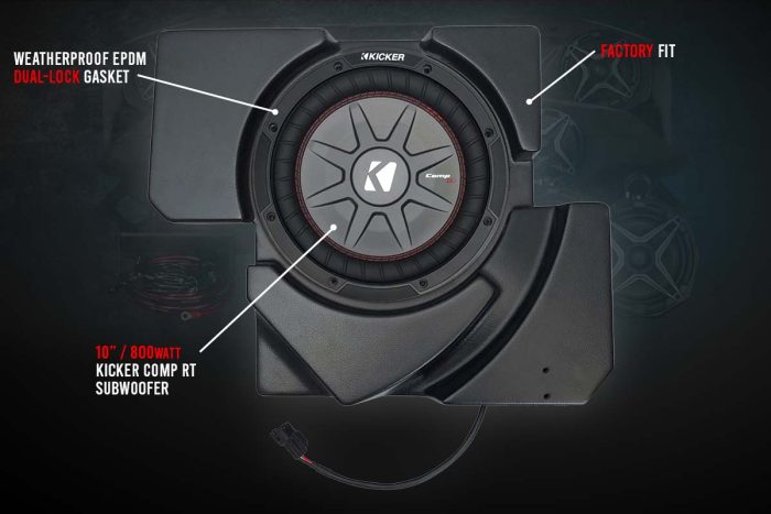 2017-2023 CanAm X3 Complete Kicker 3-Speaker Plug-and-Play System