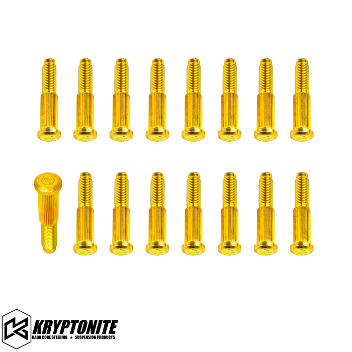 KRYPTONITE POLARIS RZR DEATH GRIP WHEEL STUD (16 PACK) 2014-2021 XP