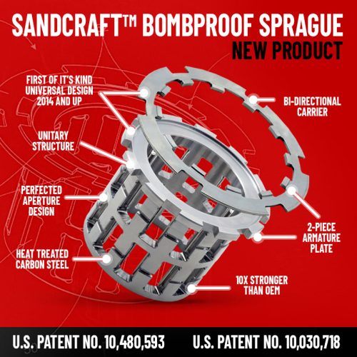 BOMBPROOF STEEL SPRAGUE CARRIER - 12 TOOTH - 14-22 XP 1000 / 16-22 XP TURBO